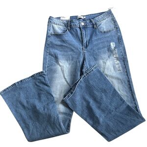 NWT Rue 21 Fit Flare Stretch Denim Jeans Womens‎ size 12